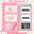 Sublaga 4 Set, 32x32 3 Pcs Baby Towels and Washcloths Hooded Baby Towel, Soft and Absorbent Baby Bath Towels, in Baby