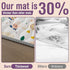 YJORIX 50" 50" Baby Play Mat for Floor, Thick Soft X Baby Floor Play Mat, Machine Washable and Non-Slip Baby Play Mats