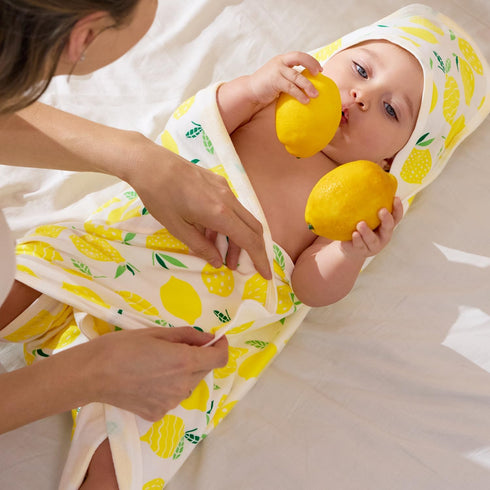 2 Pack 29x 29) Baby Hooded Towel,Viscose for Bamboo Baby Bath Towels Soft for Newborn, Baby Girls Shower Gifts, Bath