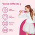 Move2Play Kids Karaoke Microphone, Personalize with Jewel Stickers, Birthday Gift for Ages 3+