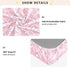 miaozhen 1 Pack 52x28 Cotton Crib Sheets for Baby Boys Girls Soft Comfy Cute Doodle Dinosaurs Blush Playard Mattress