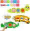 RVRHLMI 7Pc Easter Gifts for Kids Fidget Popper Toys for Kids Sensory Strips