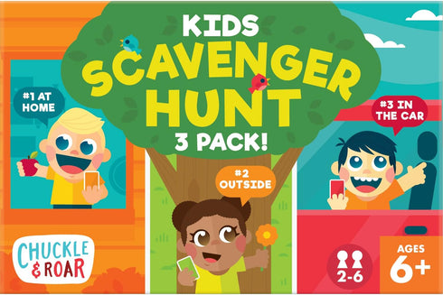 Chuckle & Roar Kids Scavenger Hunt - Game Night Fun for Families, Engaging Board Game for Toddlers and Preschoolers
