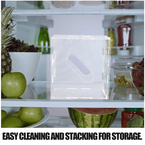 Totority Breast Milk Bag Organizer - Acrylic Freezer Storage Solution