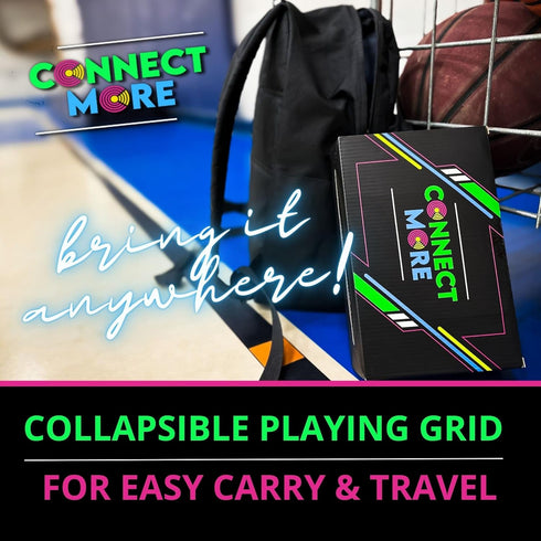 Connect More - Social Skills Games and Therapy Games for 6 Players, 4 in a Row Connect Game for Conversation