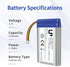 LP Replacement Battery for Infant Optics DXR-8 Baby Monitor, 1-Pack 3.7V 1500mAh Lithium Ion Rechargeable Battery
