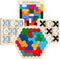 Wooden Puzzles,Geometric Shape Logic Hexagon Puzzle Toys Brain Teasers STEM Montessori Educatioanl
