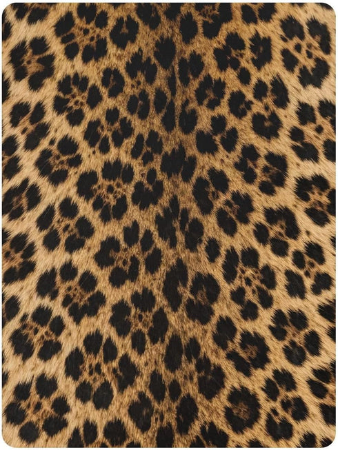 CZXW 52" 28" Stylish Leopard Print Crib Sheets Fitted x Natural Cotton Soft & Breathable for Baby Crib Mattress