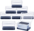 PerKoop 8 Pcs Clear Plastic Card Case - Playing Card Storage Box Holder - Organizer for Travel Game, 4.7 x 3.3 x 2.5
