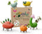 Taksa Toys Locomo Friends III, Waldorf Educational Outdoor Play Figures, Montessori Wooden Animal Toys