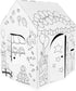 Easy Playhouse Birthday - Kids Art & Craft for Indoor & Outdoor Fun, Decorate Cardboard Fort, Made in USA