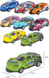 8PCS Mini Model Stunt Toy Cars, Pull Back Die Cast Cars for Boys 3-6 Years, Jumping Flip Car Toys