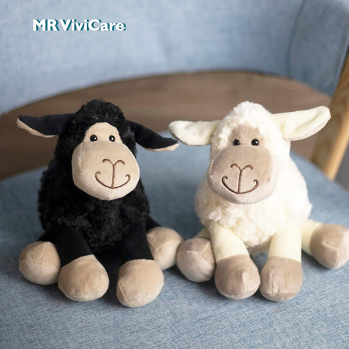 6.5" Black Sheep Stuffed Animals, Soft Lamb Plush Toys for Newborns, Great Birthday and Baby Shower Gifts
