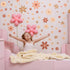 90 Kisston Pcs Daisy Wall Decal Alphabet Vinyl Wall Decals Boho Decal Daisy Stickers Boho Groovy Floral Stickers