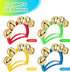 Yeshone 32 Pcs Hand Bells Jingle Bells Bulk, Noise Makers for Kids, Musical Instruments for Parties