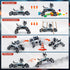 Rasout 8WD 2.4Ghz 6 7 8 9 10 11 12 13 Robot Dog Toys, RC Stunt Car for Kids Adults, Gesture Sensor Remote Control Cars