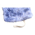 Handmade Plush Mini Blanket Pacifier Holder - True Blue Marble & Satin