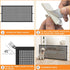 Indoor Dog Gate for Stairs: 30" Tall, 70" Wide Mesh Safety Gate for Kitchen Doorways, Hallways, and Porch