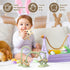 6 12 18 Baby High Chair Suction Toys Teething Chew - Baby Teething Toys Silicone Teethers Table Toys, Food Grade