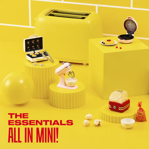 1 Set Mini Brands Really Works Magic Cook Kitchen Capsule Series Ice Cream Maker & Popcorn Machine by ZURU, Miniature
