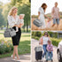 S1 S2 OCKLILY Breast Pump Bag for Spectra with Waterproof Mat, Breast Milk Cooler Bag for Pump Essentials, Pumping Bags