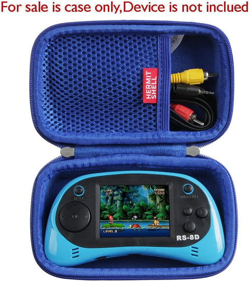 Hermitshell Travel Case for EASEGMER Kids Handheld Game Portable Video Game Player (Blue)