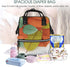 HCBPWVQA Backpack Daypacks Backpack Mommy Leaves Diaper Bag with Changing Pad and Pacifier Holder, Multifunction Laptop