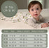 100% Organic Cotton Baby Sleep Sack, 0.5 TOG Lightweight, 2-Way Zipper Toddler Sleep Sack for 12-18 Months