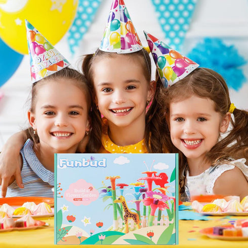 3 4 5 6 Set, 3-6 Flower Garden Building Toys for Toddler Girls - Stem Toys for Year Old Kids Preschool Learning