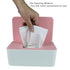 Diaper Wipes Dispenser, Tissue Storage Box Case with Lid for Home, Office, Cars - Pink