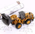 1/40 Bulldozer Scale Diecast Four Wheel Loader Truck Toy, Metal Construction Equipment Models for Kids