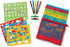 Melissa & Doug Created by Me! Stencil Art Coloring Activity Kit, 170+ Designs, 6 Markers, 2 Crayons, Paper