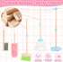 Set, Set 7 Set, 3+ Kids Cleaning Wooden Toddler Broom for Housekeeping, Pieces Montessori Cleaning Toys with Kids Broom