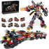 Transforming Train Building Block Toys for Boys Girls Aged 6-12, 8in2 Construction Toys, Idea Gifts for Kids (766P)