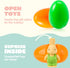 60Pcs JOYIN Easter Eggs with Toys Stickers Inside, Prefilled Easter Eggs Hunt with Assorted Toys for Kids Boys Girls