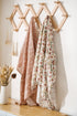 2 Pack 47 47 inches, Little Jump Western Wild Flowers Muslin Swaddle Blankets for Baby Girls, Receiving Blanket Large x