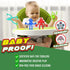 Baby Bath Suction Toy: No Hole Suction Bath Toys for Toddlers, Robot Fidget Toys for Sensory Play