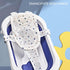 Five Corner Bath Seat Support Net, Adjustable Breathable Mesh Soft Headrest for Infant Bathing