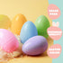 24 6 Inches JOYIN Pcs Large Pastel Easter Eggs, Plastic Jumbo Eggs Fillable for Easter Themed Hunt Basket Stuffers