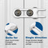 Locks,4 Pack Cabinet Locks for Babies,Child Proof Cabinet U-Shaped Baby Proofing Cabinets,Child Locks for Cabinets