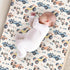 KuphiL10C Girls-16x32 Watercolor Racing Car Transportation Baby Changing Pad Cover,Unisex Car Nursery Diaper Changing