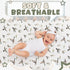 4 Pack 52'' 28'' Set CroBlissful Mallard Duck Baby Crib Fitted Sheet x Duck Hunting Stretchy Neutral Fitted Crib
