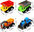 12-Piece Mini Truck Toy Kit - Pull Back Construction Vehicles for Kids, Great Party Favors and Birthday Gifts
