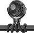 VETIFINAL Portable Stroller Mini Fan - Flexible 3-Speed Personal Fan Clip on for