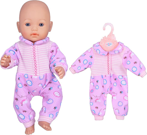 ebuddy 6 Sets Doll Clothes Outfits - for 43cm New Born Baby Dolls, 15inch Baby Dolls, American 18 inch Girl Doll