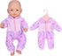 ebuddy 6 Sets Doll Clothes Outfits - for 43cm New Born Baby Dolls, 15inch Baby Dolls, American 18 inch Girl Doll
