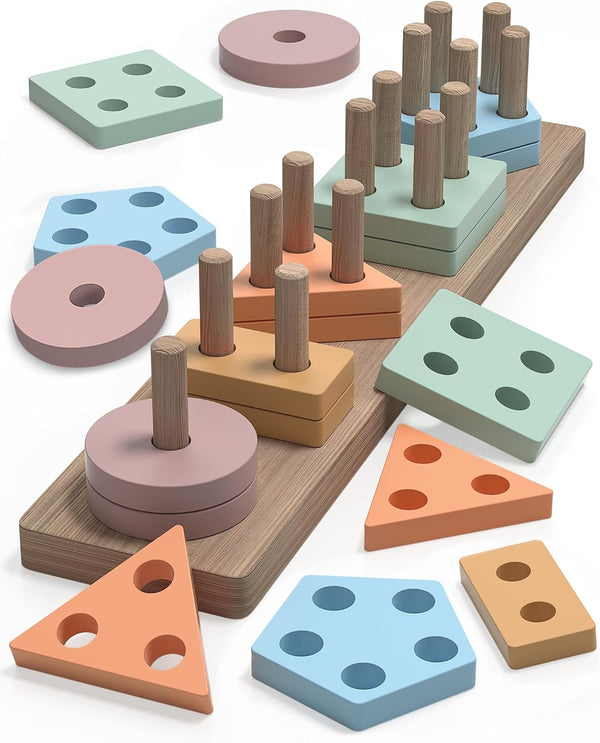 kecristv Montessori Toys for 1 2 Year Old Girl and Boy Birthday