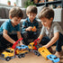 Kids Tow Truck with Car Toys for Boys Ages 4-7 - Large Working Hook Truck with Lights and Music Rescue Toys