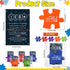 Hollowfly 30 Pcs Administrative Professionals Day Gifts Inspirational Puzzle Piece Stress Balls Bulk with Thank You