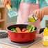 MOEAWS 6 Set Pcs Condiment Toys with Storage Rack and Gift Box, Play Food for Kids Kitchen, Pretend Food Play Kitchen